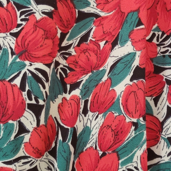 Red Flower Romper - Picture 4 of 4